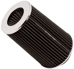 Spectre Adjustable Conical Air Filter 9-1/2in. Tall (Fits 3in. / 3-1/2in. / 4in. Tubes) - Black