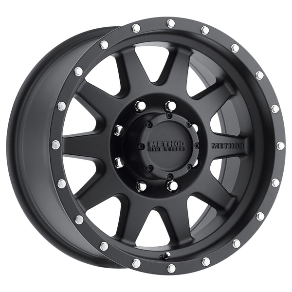 Method MR301 The Standard 20x9 +18mm Offset 8x170 130.81mm CB Matte Black Wheel