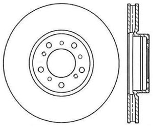 StopTech 01-06 BMW M3 Drilled Left Front Rotor