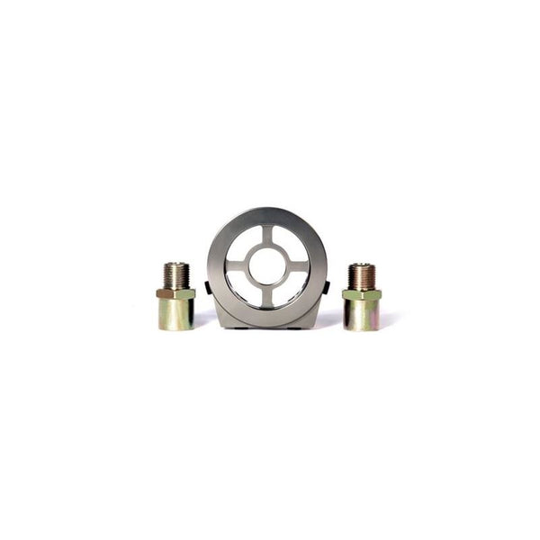 BLOX Racing Oil Filter Block Adapter Silver / For Oil Pressure / Oil Temperature
