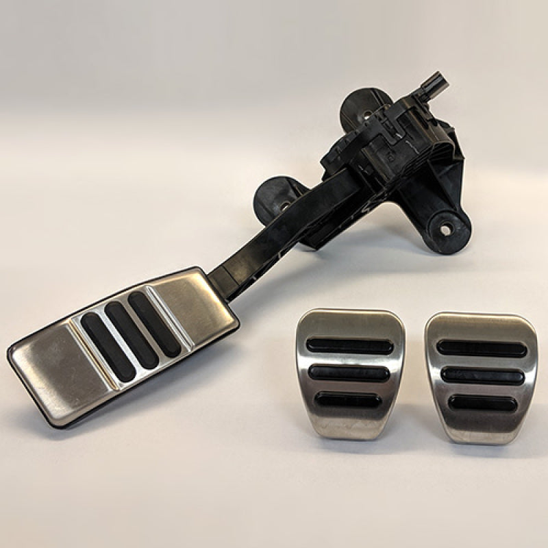 ford gt pedals Ford Racing M-2301-BM Mustang Aluminum Pedal Kit-Manual Transmission
