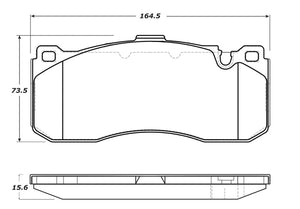 StopTech Street Touring 08-09 BMW 128i/135i Coupe Front Brake Pads