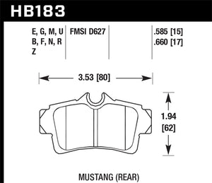 Hawk HP+ Street Brake Pads