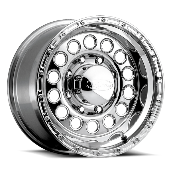 Raceline 887 Rock Crusher 15x10in / 5x114.3 BP / -47mm Offset / 83.82mm Bore - Polished Wheel