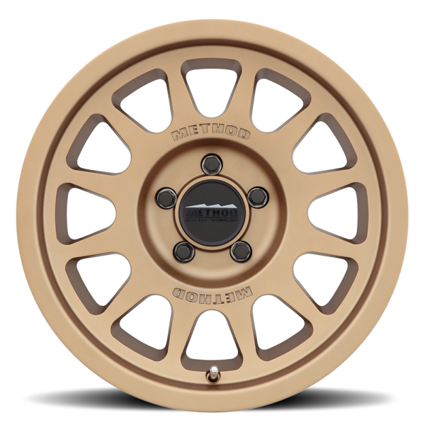 Method MR703 17x8.5 0mm Offset 5x150 110.5mm CB Method Bronze Wheel