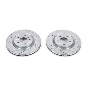 Power Stop 11-19 Ford Explorer Front Evolution Drilled & Slotted Rotors - Pair