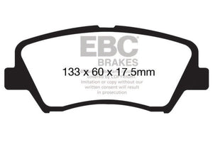 EBC 13+ Hyundai Elantra 1.8 Yellowstuff Front Brake Pads