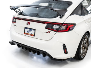 AWE Tuning 2023 Honda Civic Type R FL5 Track Edition Exhaust w/ Triple Diamond Black Tips