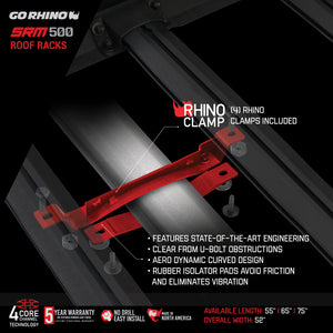 Go Rhino SRM 500 Roof Rack - 55in