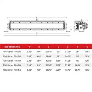 Rigid Industries Marine RDS-Series 54in Surface Mount Spot Light