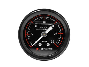 Grams Performance 0-30 PSI Fuel Pressure Gauge