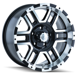 ION Type 179 17x8 / 7x150 BP / 10mm Offset / 87mm Hub Black/Machined Wheel