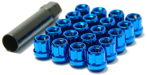 Wheel Mate Muteki Open End Lug Nuts - Blue 12x1.25