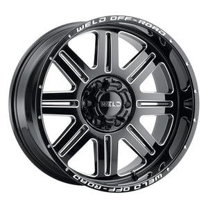 Weld Off-Road W103 20X9.0 Chasm 6X135 6X139.7 ET00 BS5.00 Gloss Black MIL 106.1