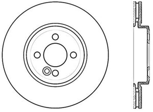 StopTech Slotted & Drilled Sport Brake Rotor 07-13 Mini Cooper