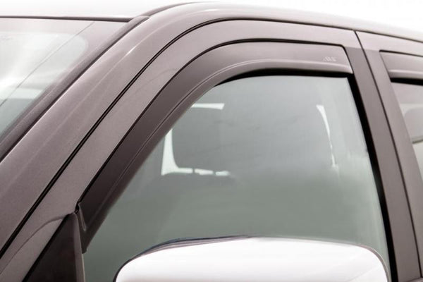 AVS 05-18 Nissan Frontier Crew Cab Ventvisor Low Profile Window Deflectors 4pc - Matte Black