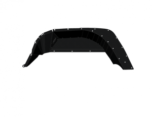 Road Armor 18-21 Jeep Gladiator JL Stealth Rear Fender Liner Body Armor - Black Steel