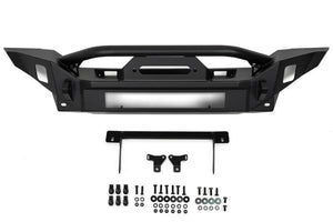 DV8 Offroad 18-23 Jeep Wrangler JL / 20-23 Jeep Gladiator JT FS-7 Mid-Width Winch Front Bumper