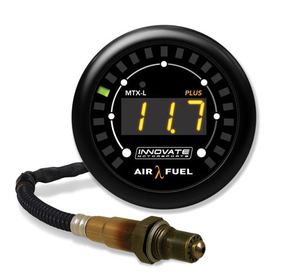 Innovate MTX-L PLUS Digital Air/Fuel Ratio Gauge Kit 3ft w/O2 Sensor