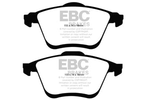 EBC 06-09 Mazda 6 2.3 Turbo (Mazdaspeed) Yellowstuff Front Brake Pads