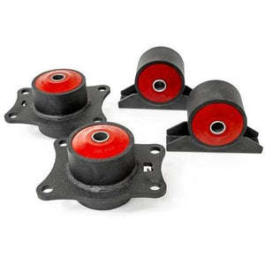 Innovative 00-09 Honda S2000 F-Series Black Steel Mounts 75A Bushings (Rear Diff Mounts OEM Diff)