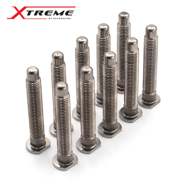 BLOX Racing Honda Xtreme Titanium Wheel Studs 12 x 1.50mm - Set of 10