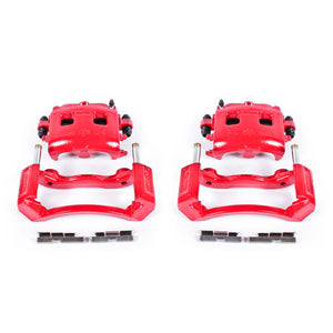 Power Stop 02-05 Dodge Ram 1500 Front Red Calipers w/Brackets - Pair