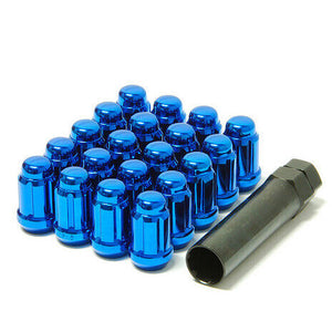 Wheel Mate Muteki Closed End Lug Nuts - Blue 12x1.25