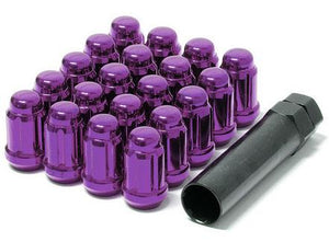 Wheel Mate Muteki Closed End Lug Nuts - Purple 12x1.50