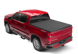 Lund 99-07 Chevy Silverado 1500 (6.5ft. Bed) Genesis Elite Tri-Fold Tonneau Cover - Black