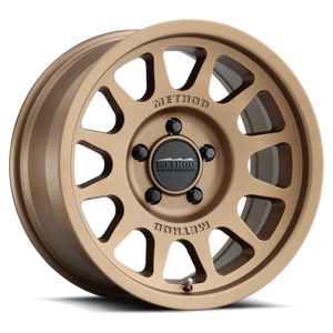 Method MR703 17x8.5 0mm Offset 5x150 110.5mm CB Method Bronze Wheel