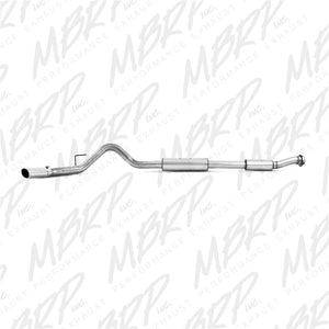 MBRP 11-13 Ford F150 SVT Raptor 6.2L EC-SB/CC-SB 3.5in Cat Back Single Exit Alum Exhaust System