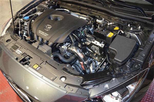 Injen 13-18 Mazda 3 2.0L 4Cyl AT Black Cold Air Intake with MR Tech and Air Fusion
