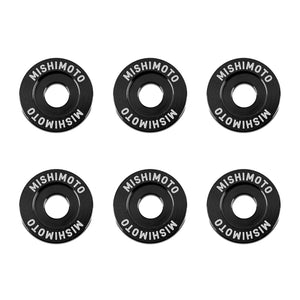 Mishimoto Large Fender Washer Kit (6pcs) - Black