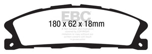 EBC 13+ Ford Explorer 3.5 Twin Turbo 4WD Yellowstuff Front Brake Pads