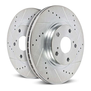 Power Stop 95-99 Chevrolet C1500 Front Evolution Drilled & Slotted Rotors - Pair