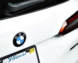 iND Painted Matte Black Trunk Roundel Emblem BMW F97 X3M
