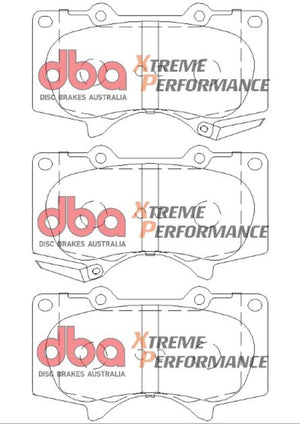 DBA 2015 Toyota Tacoma XP650 Front Brake Pads