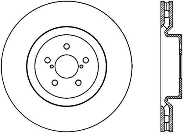 StopTech Slotted & Drilled Sport Brake Rotor