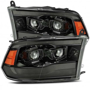 AlphaRex 09-18 Ram Truck MK II PRO-Series Halogen Projector Headlights Alpha-Black