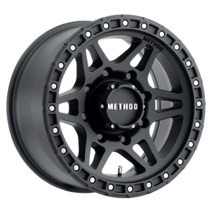 Method MR312 18x9 +18mm Offset 8x170 130.81mm CB Matte Black Wheel