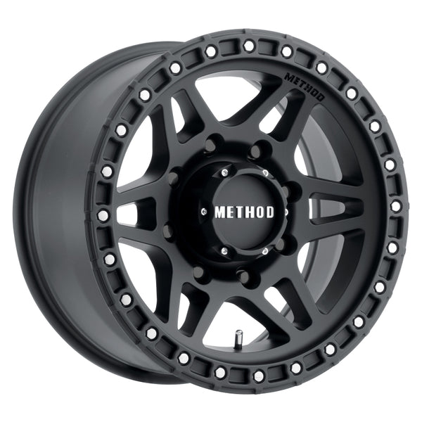 Method MR312 18x9 +18mm Offset 8x180 130.81mm CB Matte Black Wheel