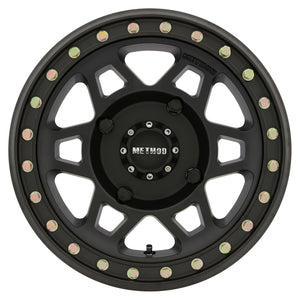 Method MR405 UTV Beadlock 15x7 / 4+3/13mm Offset / 4x156 / 132mm CB Matte Black Wheel