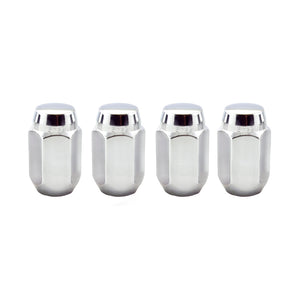 McGard Hex Lug Nut (Cone Seat) M12X1.5 / 13/16 Hex / 1.5in. Length (4-Pack) - Chrome