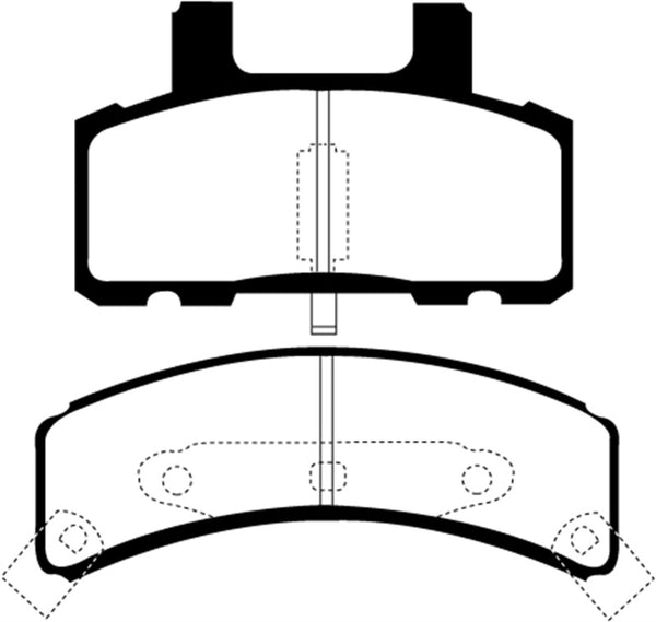 EBC 99-01 Cadillac Escalade 5.7 Greenstuff Front Brake Pads