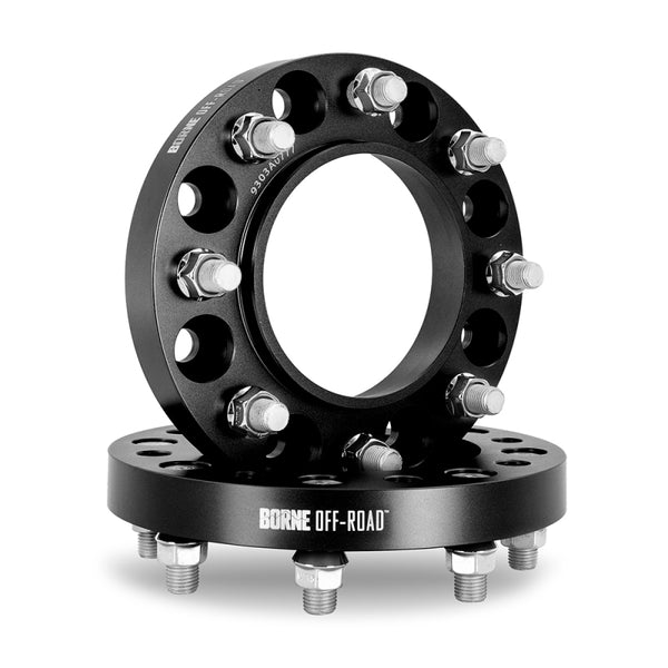 Mishimoto Borne Off-Road Wheel Spacers - 8X170 - 125 - 38.1mm - M14 - Black