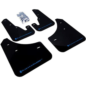 Rally Armor 2004-2009 Mazda3/Speed 3 UR Black Mud Flap w/ Blue Logo