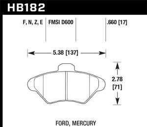 Hawk HPS Street Brake Pads