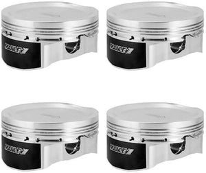 Manley 03-06 Evo 8/9 (7 Bolt 4G63T) 86mm +1mm Over Bore 8.5:1 Dish Pistons w/ Rings