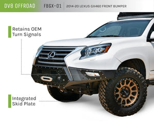 DV8 Offroad 2014+ Lexus GX460 Front Bumper